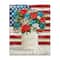 Stupell Industries Americana Flag Festive Bouquet Canvas Wall Art